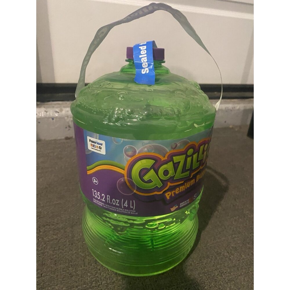 Gazillion Bubbles Premium Bubble Solution, 4 Liter New